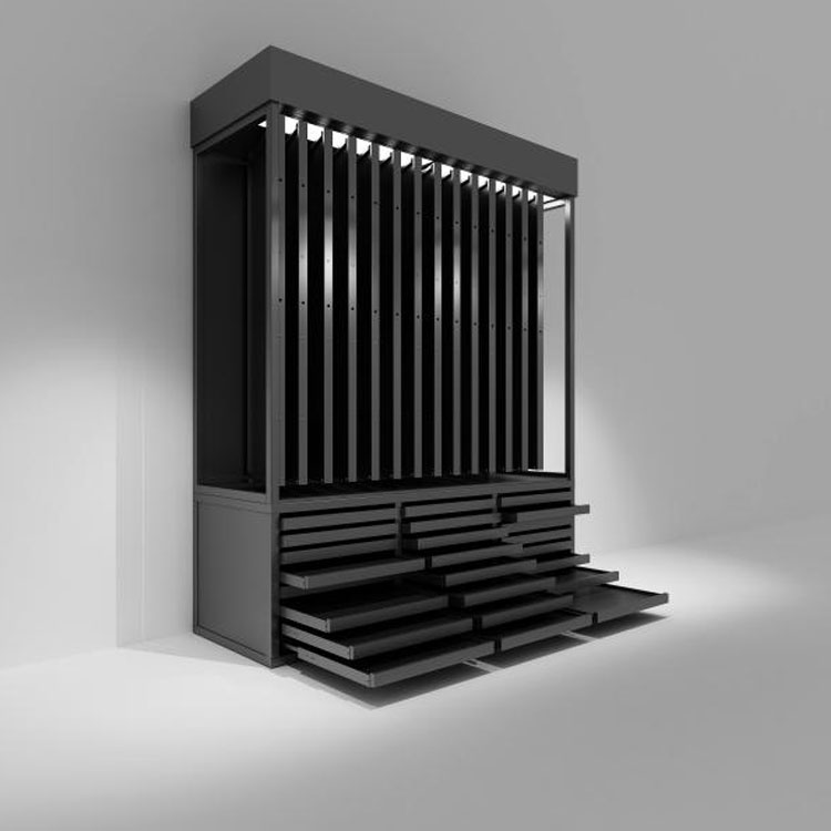 Mağazanız için Neden Metal Kaplama Dikey Seramik Vitrin Rafı Seçmelisiniz?
